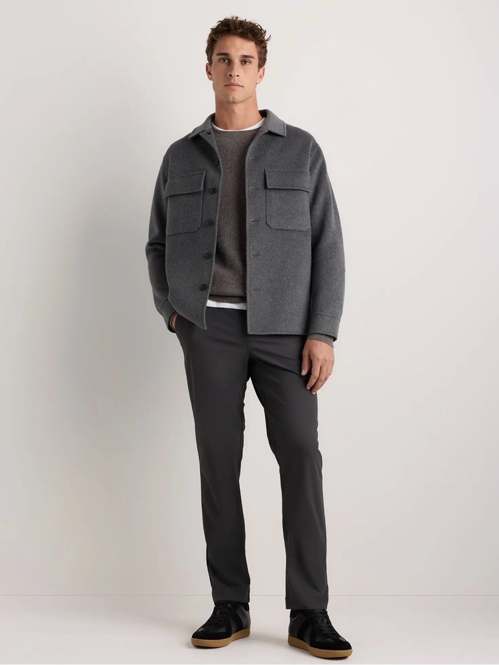 NWT Quince Ultimate Commuter Pants / Slim Fit / Men's 34X30 / Steel Grey